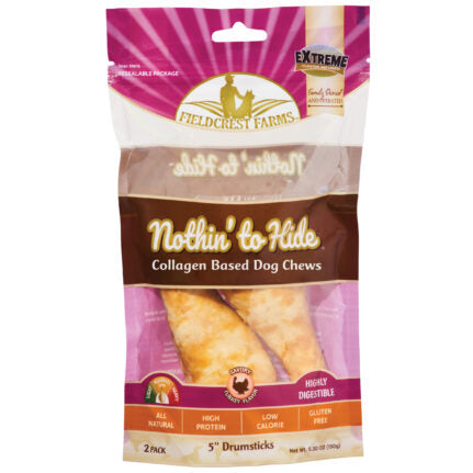 Nothin’ To Hide Drumstick Turkey Dog Treats (5 - 2 Pk)