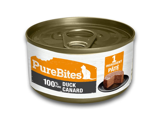 PureBites Duck Pure Protein Paté for Cats (2.5 oz - Single Can)