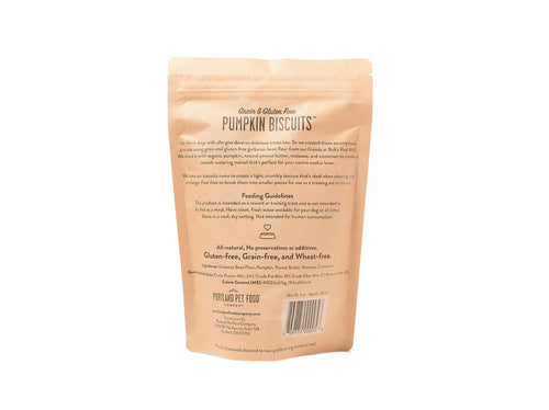 Portland Pet Food Grain & Gluten-Free Pumpkin Biscuits Dog Treats