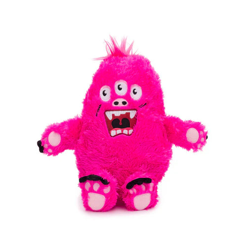 Fabdog Fluffy Large Pink Monster Dog Toy (17)