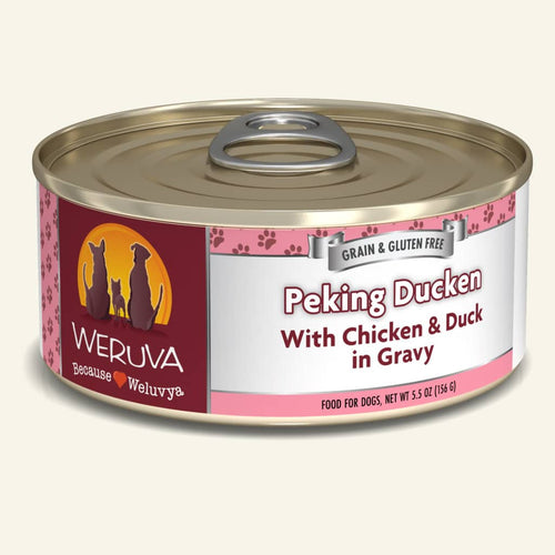 Weruva Peking Ducken with Chicken & Duck in Gravy Dog Food (14 oz, single can)