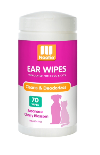 Nootie Japanese Cherry Blossom Ear Wipes For Dogs & Cats