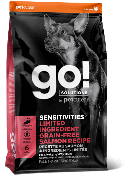 Petcurean GO! Solutions Sensitivities Limited Ingredient Salmon Recipe Dry Dog Food