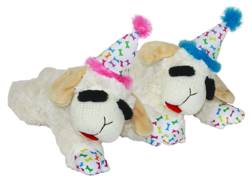 MultiPet Lamb Chop® with Birthday Hat (10.5 Inch Toy)