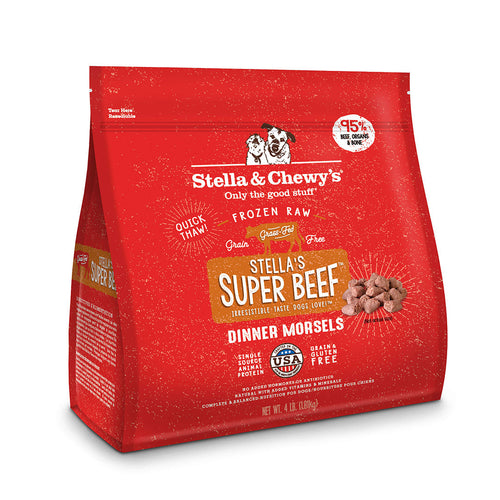 Stella’s Super Beef Frozen Raw Dinner Morsels