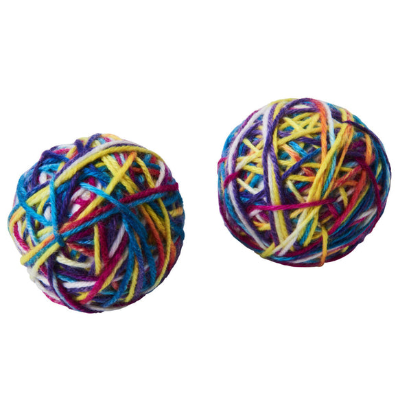 Ethical Spot Sew Much Fun Yarn Balls 2.5″ 2 Pk Cat Toy (2.5″ 2 Pk)