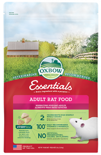 Oxbow Essentials - Adult Rat Food (3 lbs)