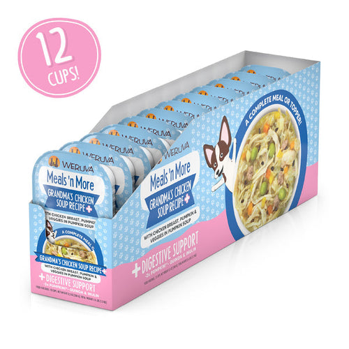 Weruva Meals 'n More Grandma's Chicken Soup Recipe Plus with Chicken Breast, Pumpkin & Veggies in Pumpkin Soup (3.5 Oz - 12pk)