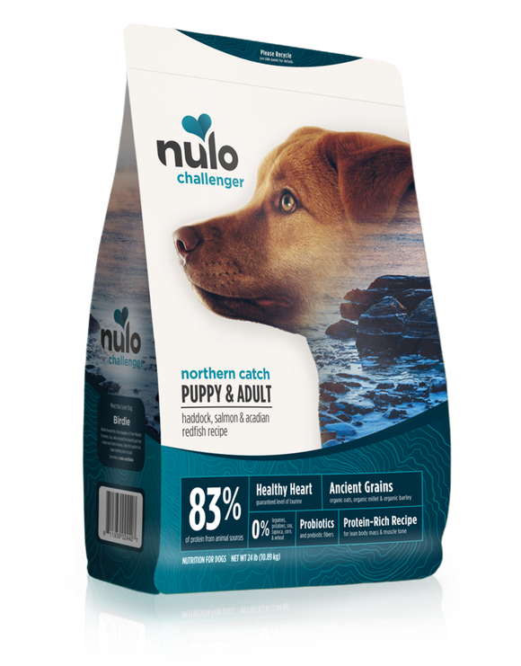 Nulo Challenger High-Meat Kibble Haddock, Salmon & Redfish for Dogs (4.5-lb)