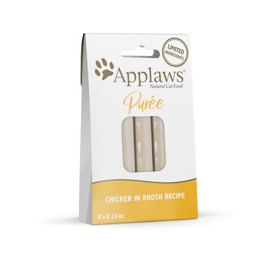 Applaws Natural Puree Chicken Multipack Cat Treats (0.25 oz - Count of 8)