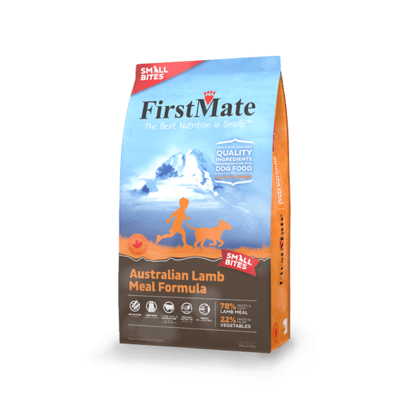 FirstMate Australian Lamb Meal Formula Small Bites for Dogs (5 LB)