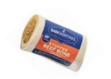 Barkworthies Stuffed Shin Bone with Peanut Butter Dog Treat (5-6)