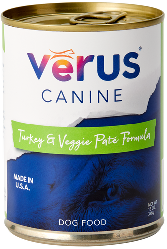 VēRUS Turkey & Veggie Paté Formula Dog Food