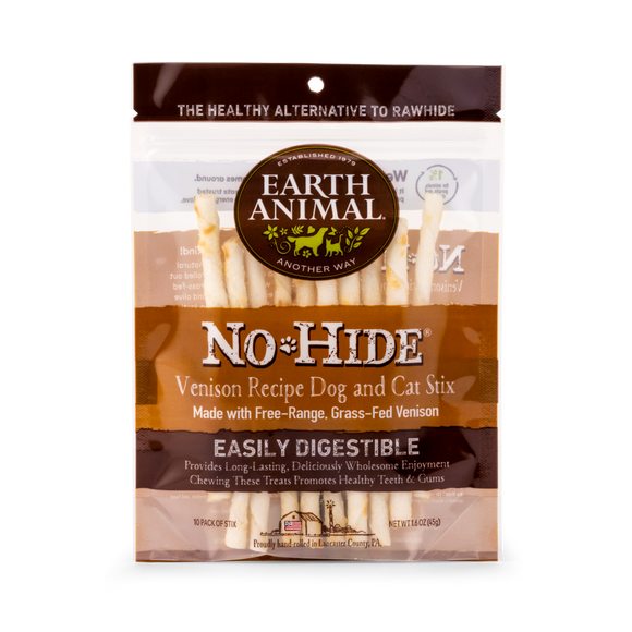 Earth Animal Venison No-Hide Dog and Cat Stix