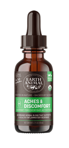 Earth Animal Apothecary Aches & Discomfort Organic Herbal Liquid Joint Supplement (2 oz)