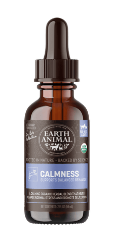 Earth Animal Apothecary Calmness Organic Herbal Liquid Calming Supplement (2 oz)