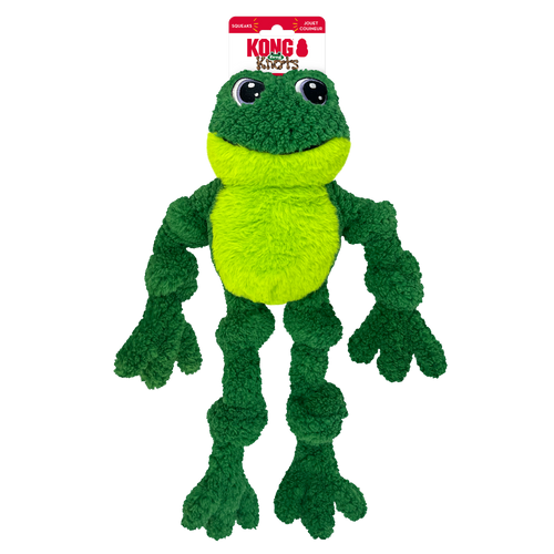 KONG Knots Frog Assorted Dog Toy (Large/X-Large, GREEN)