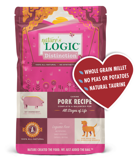 Nature's Logic Distinction Canine Pork Recipe Dry Dog Food (4.4-lb)