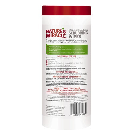 Nature's Miracle® Small Animal Cage Scrubbing Wipes (30 Count)