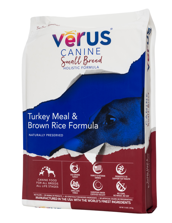 VēRUS pet Foods Small Breed Turkey Meal & Brown Rice Formula (4 lbs)