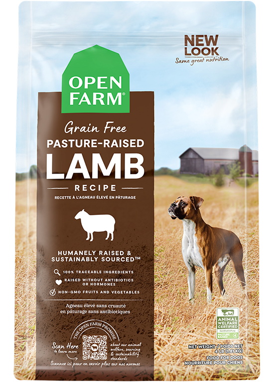 Open Farm Pasture-Raised Lamb Grain-Free Dry Dog Food (4 lb)