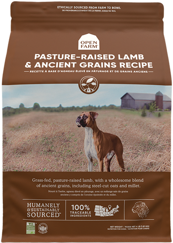 Open Farm Pasture-Raised Lamb & Ancient Grains Dry Dog Food (4-lbs)