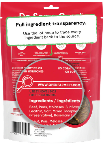 Open Farm Dehydrated Beef Treats