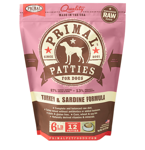 Primal Pet Foods Canine Raw Frozen Patties