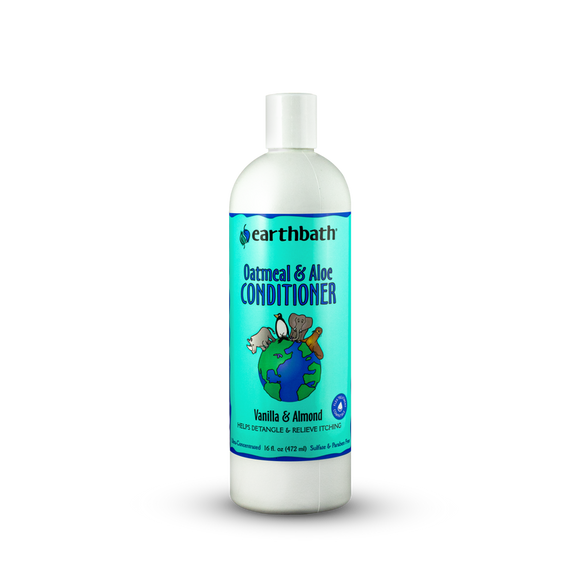 Earthbath Vanilla & Almond Oatmeal & Aloe Conditioner for Dogs and Cats (128 oz.)