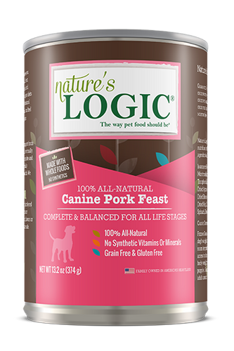 Nature's Logic Canine Pork Canned Dog Food (13.2-oz)
