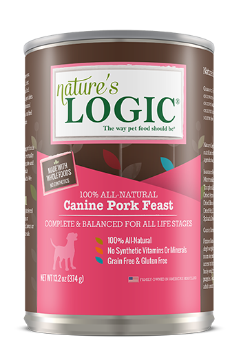 Nature's Logic Canine Pork Canned Dog Food (13.2-oz)