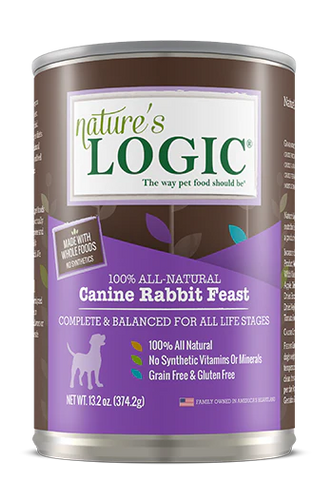 Nature's Logic Canine Rabbit Feast Wet Dog Food