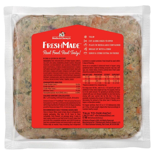 Stella & Chewy's FreshMade Pork & Quinoa Gently Cooked Dog Food