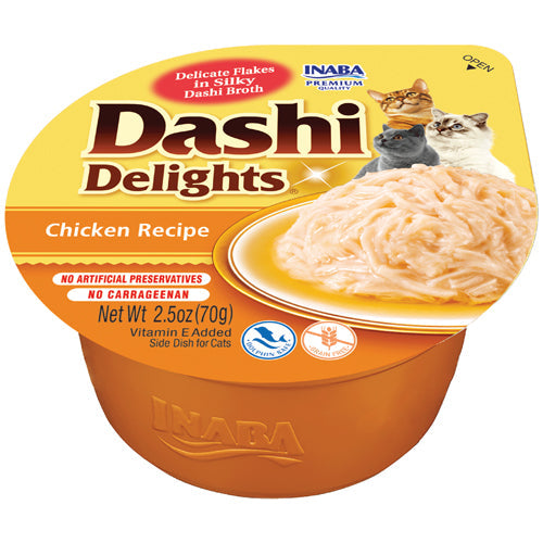 Inaba Dashi Delights Chicken Recipe Cat Treats (2.5 oz)