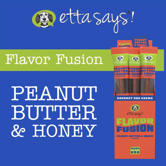 Etta Says! Flavor Fusion Peanut Butter & Honey Dog Treats