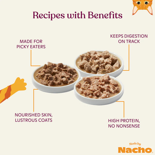 Made By Nacho Cuts in Gravy Variety Pack Wet Cat Food