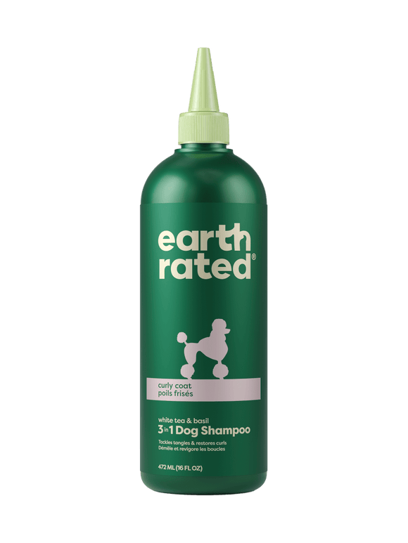 Earth Rated Curly Coat 3-in-1 Dog Shampoo (16 oz)