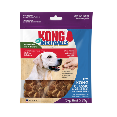 KONG Meatballs Mini Chicken Dog Treat