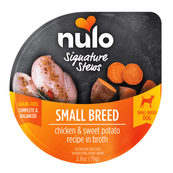 Nulo Chicken & Sweet Potato In Broth Signature Stew For Small Breed Dogs