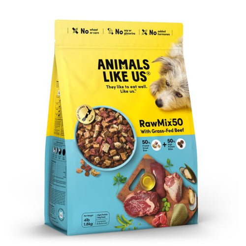 Animals Like Us RawMix50™ with Grass-Fed Beef for Dogs