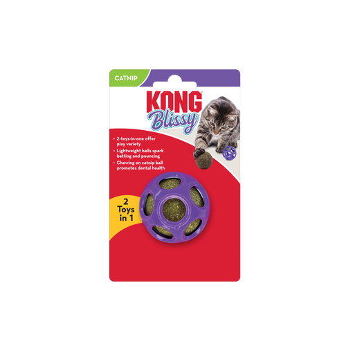 Kong Blissy Moon Ball with Catnip Cat Toy