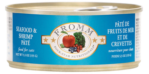 Fromm Four-Star Seafood & Shrimp Pâté Cat Food (5.5 oz)