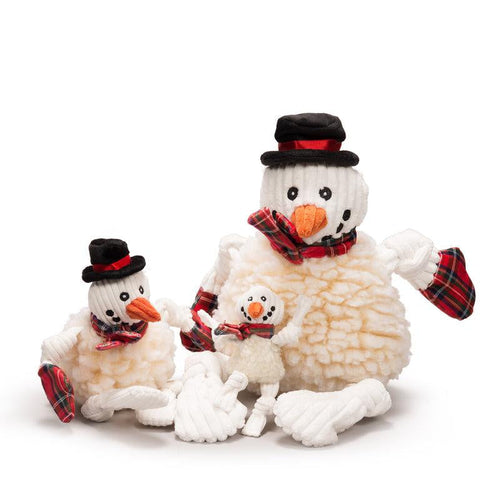 HuggleHounds Fluffer Knottie McSnowy Snowman (Large)