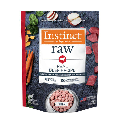 Nature's Variety Instinct Raw Frozen Beef Bites Dog Food