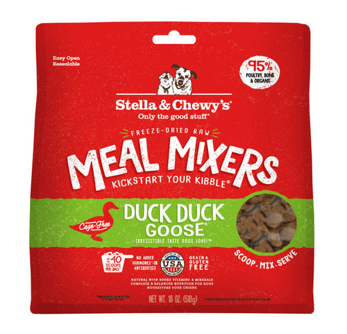 Stella & Chewy's Freeze Dried Duck Duck Goose Meal Mixers (18-oz)