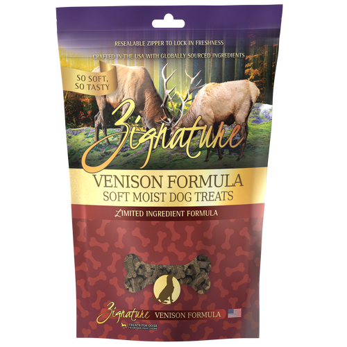 Zignature Venison Soft Moist Treats for Dogs