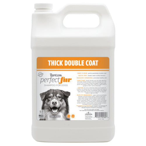 TropiClean PerfectFur Thick Double Coat Shampoo for Dogs