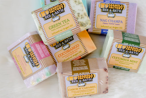 K9 Granola Factory Bed & Bath Collection, Goat's Milk Herbal Bath Bars for Dogs