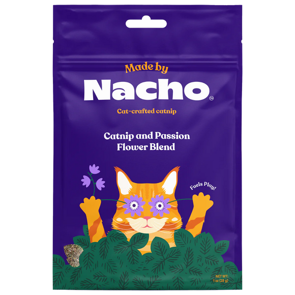 Made By Nacho Catnip & Passion Flower Blend Cat Treats