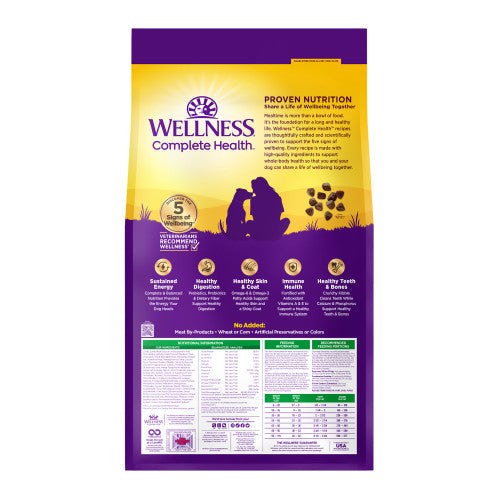Wellness Complete Health Grain Free Dry Dog Food Lamb Recipe